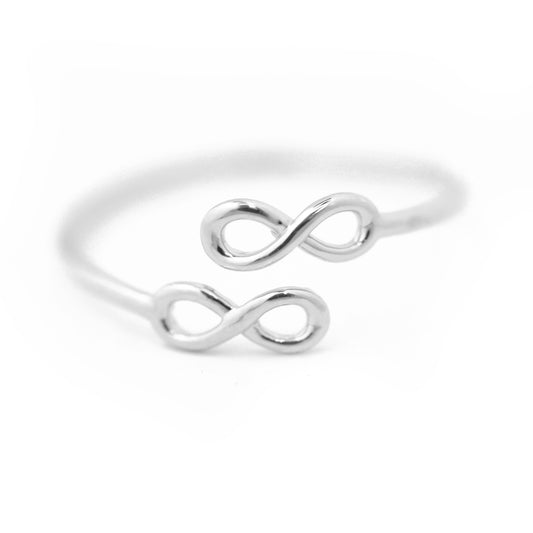 Ring Infinity / versilbert