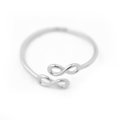 Ring Infinity / silver plated