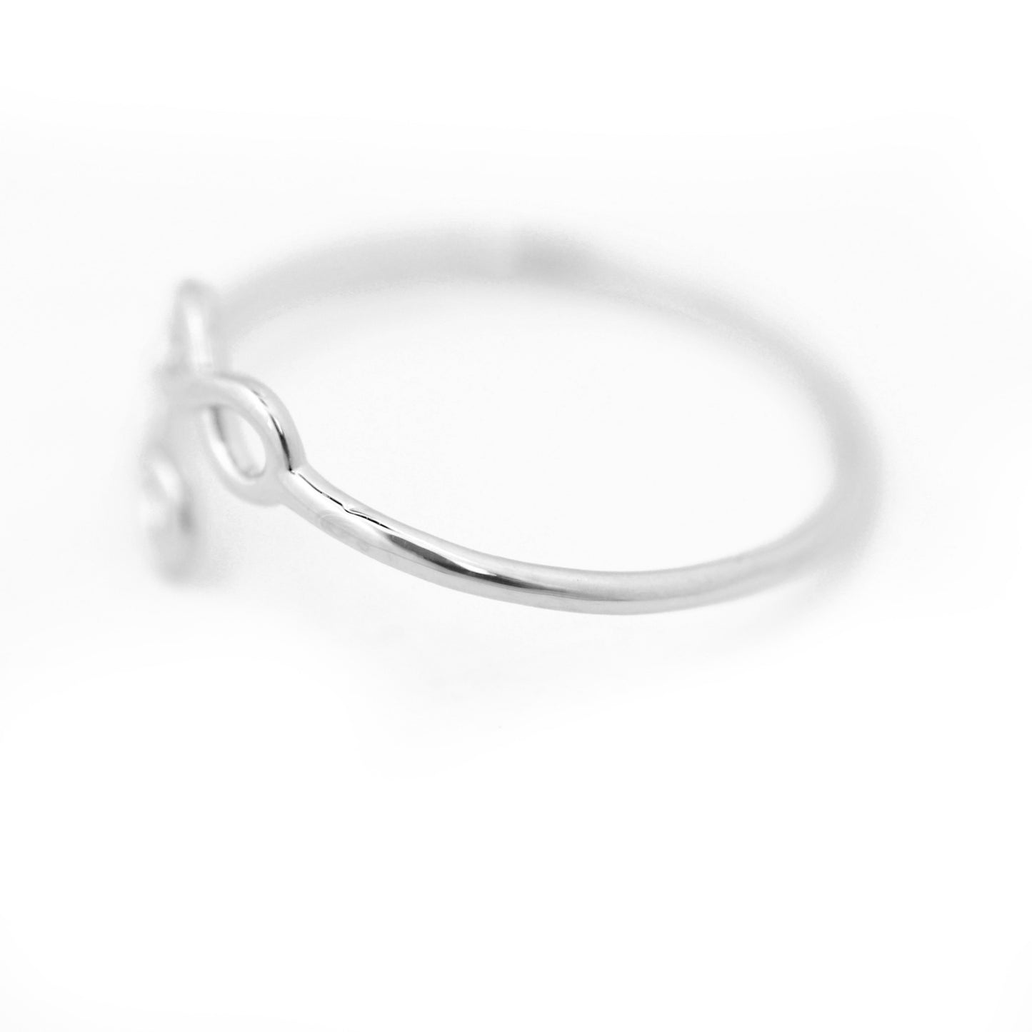 Ring Infinity / silver plated