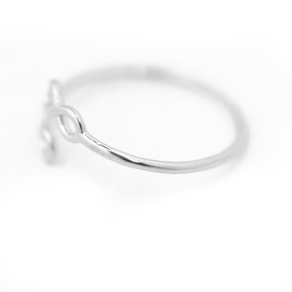 Ring Infinity / versilbert