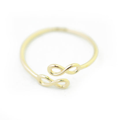 Ring Infinity / gold plated