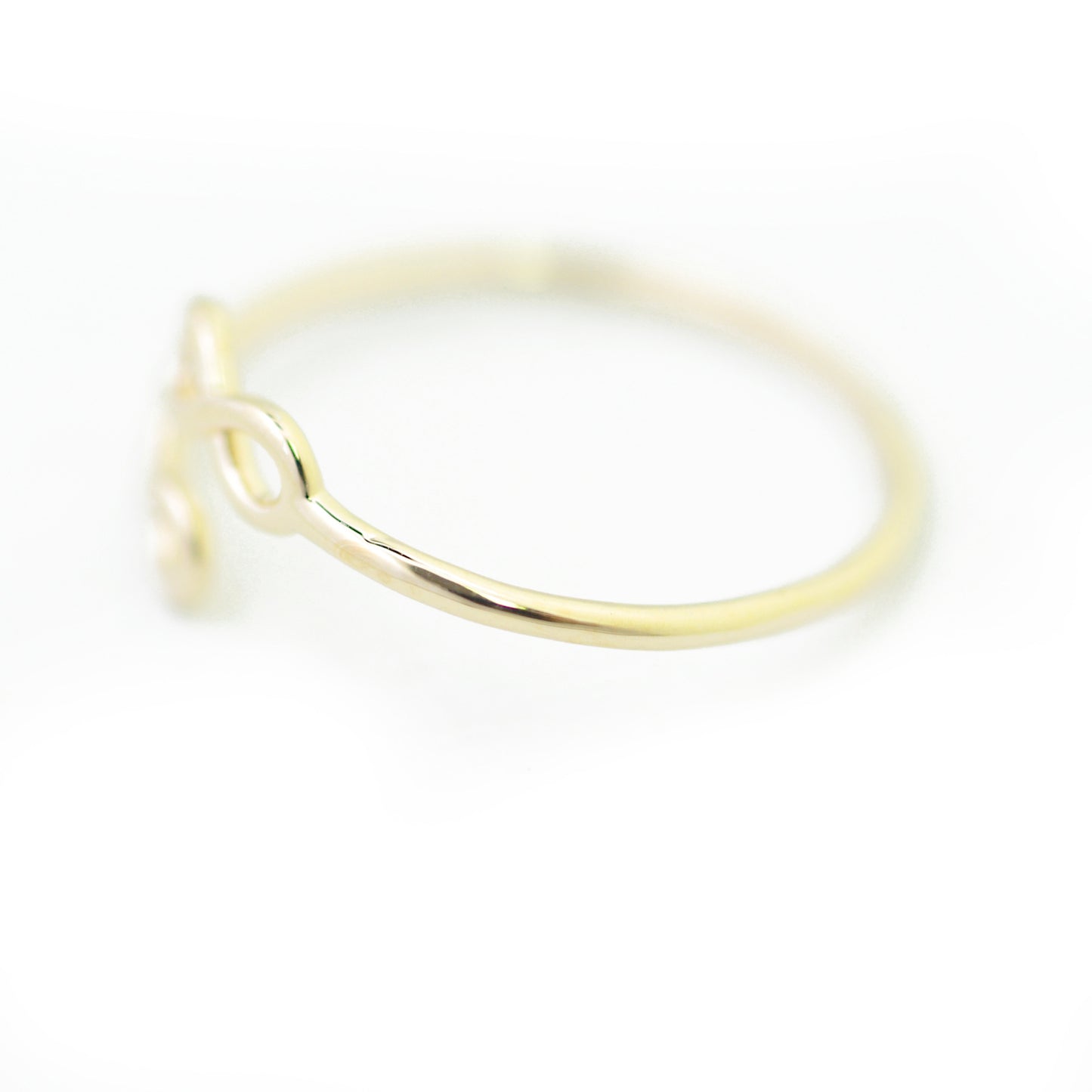 Ring Infinity / gold plated