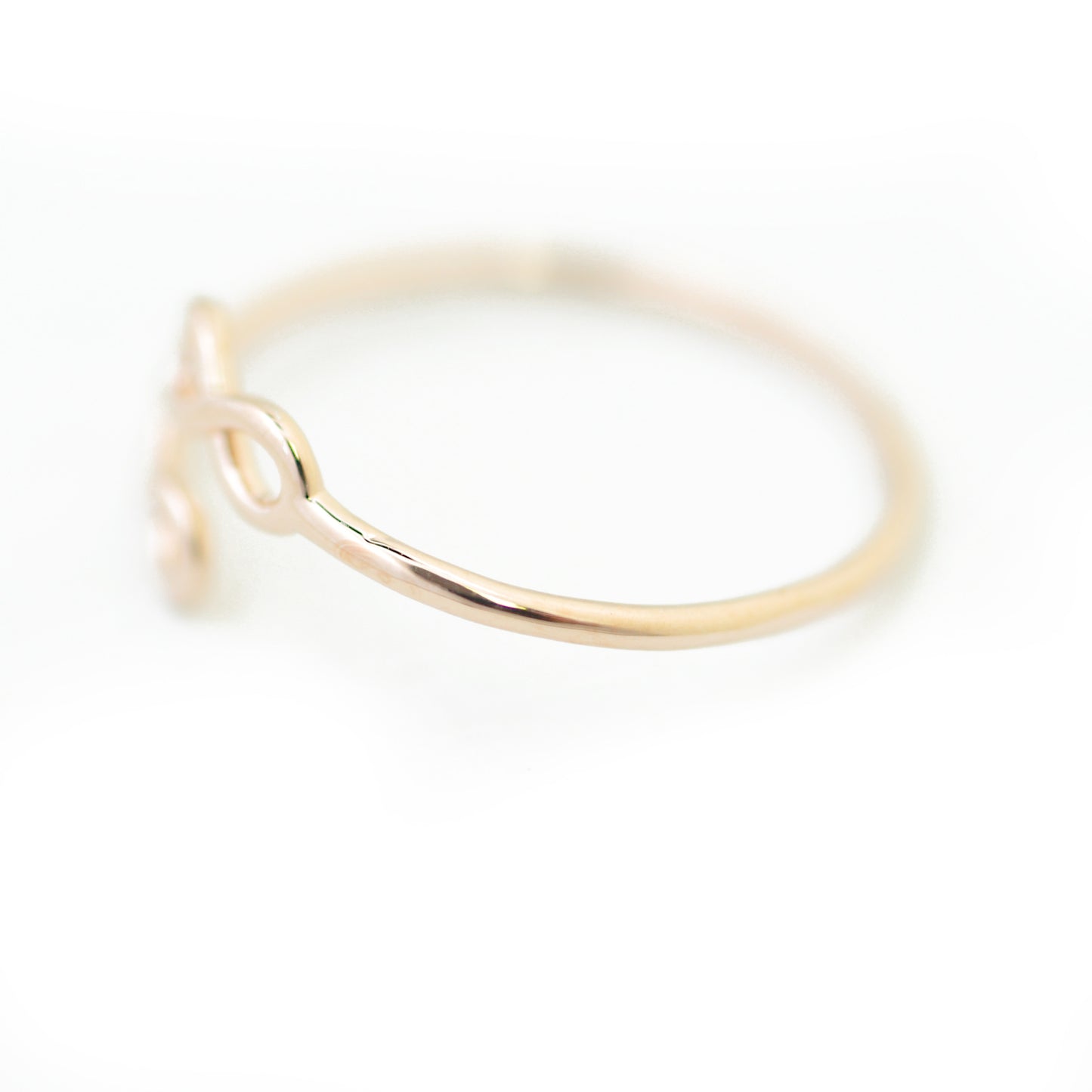 Ring Infinity / rosévergoldet