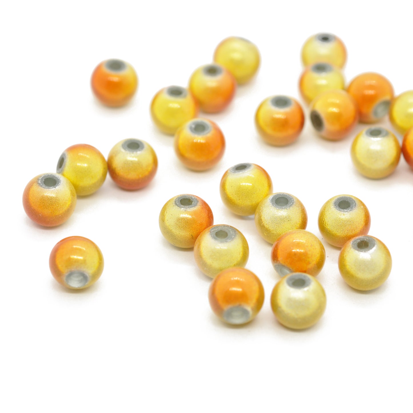 Miracle Bead / yellow orange / Ø 8mm