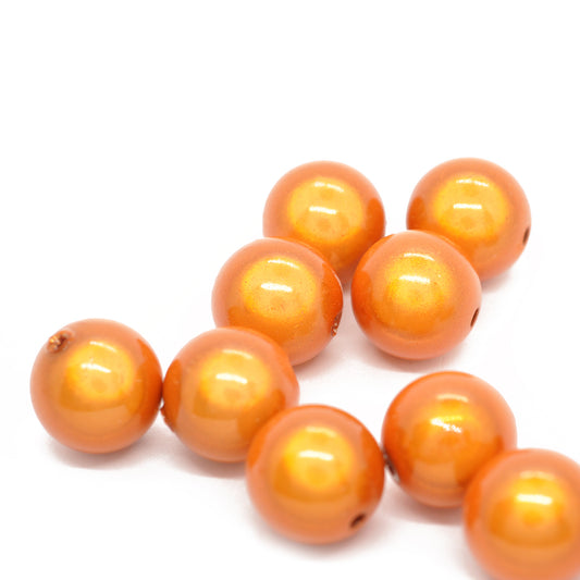 Miracle Perle / orange / 16 mm