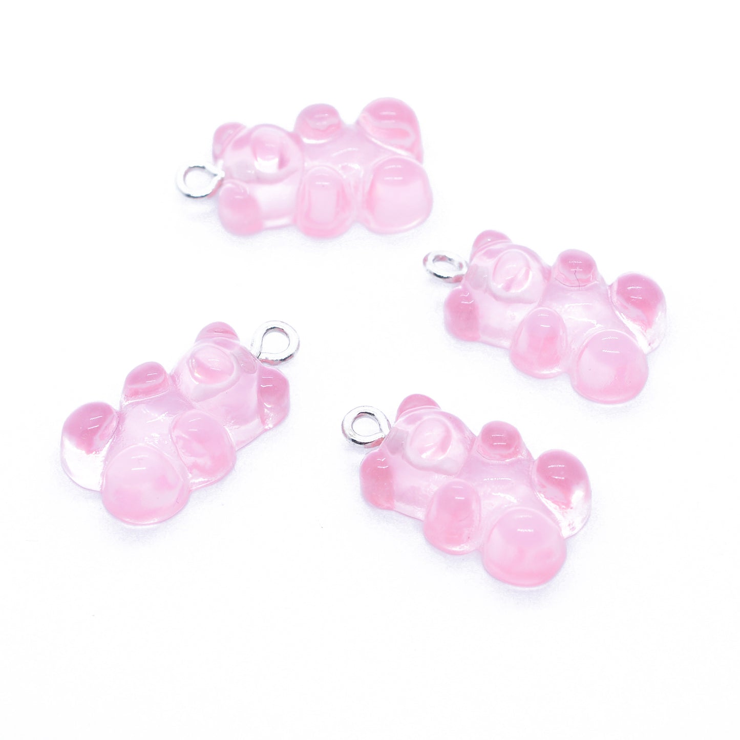 Gummy bear pendant / teddy with eyelet / 15mm