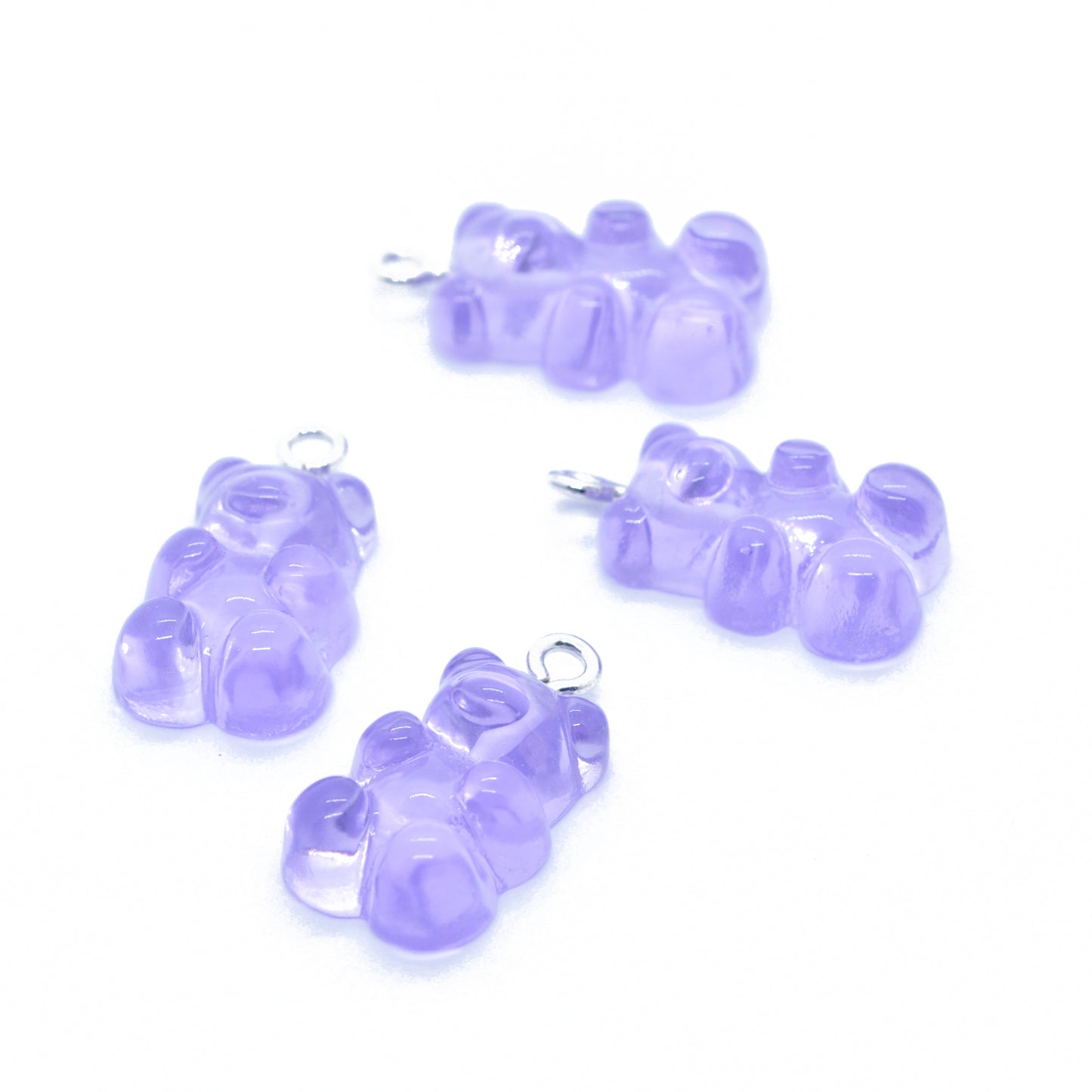 Gummy bear pendant / teddy with eyelet / 15mm
