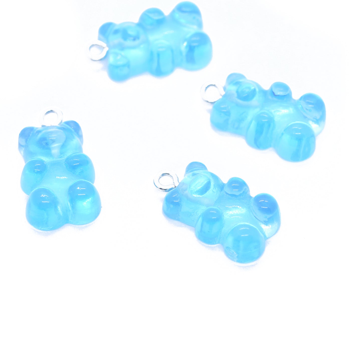 Gummy bear pendant / teddy with eyelet / 15mm