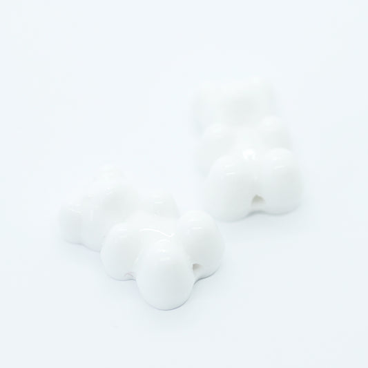 Gummy Bear Teddy / white / 15mm