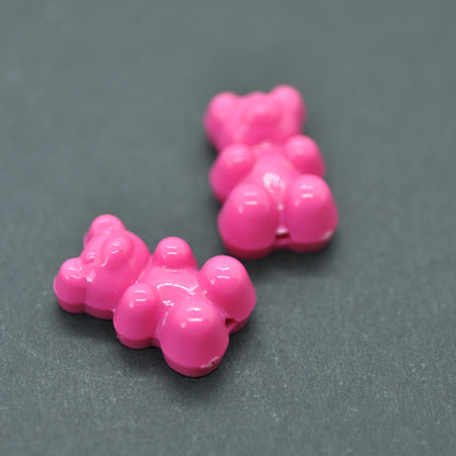 Gummibären Teddy / pink / 15mm