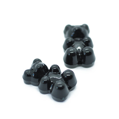 Gummy Bear Teddy / black / 15mm