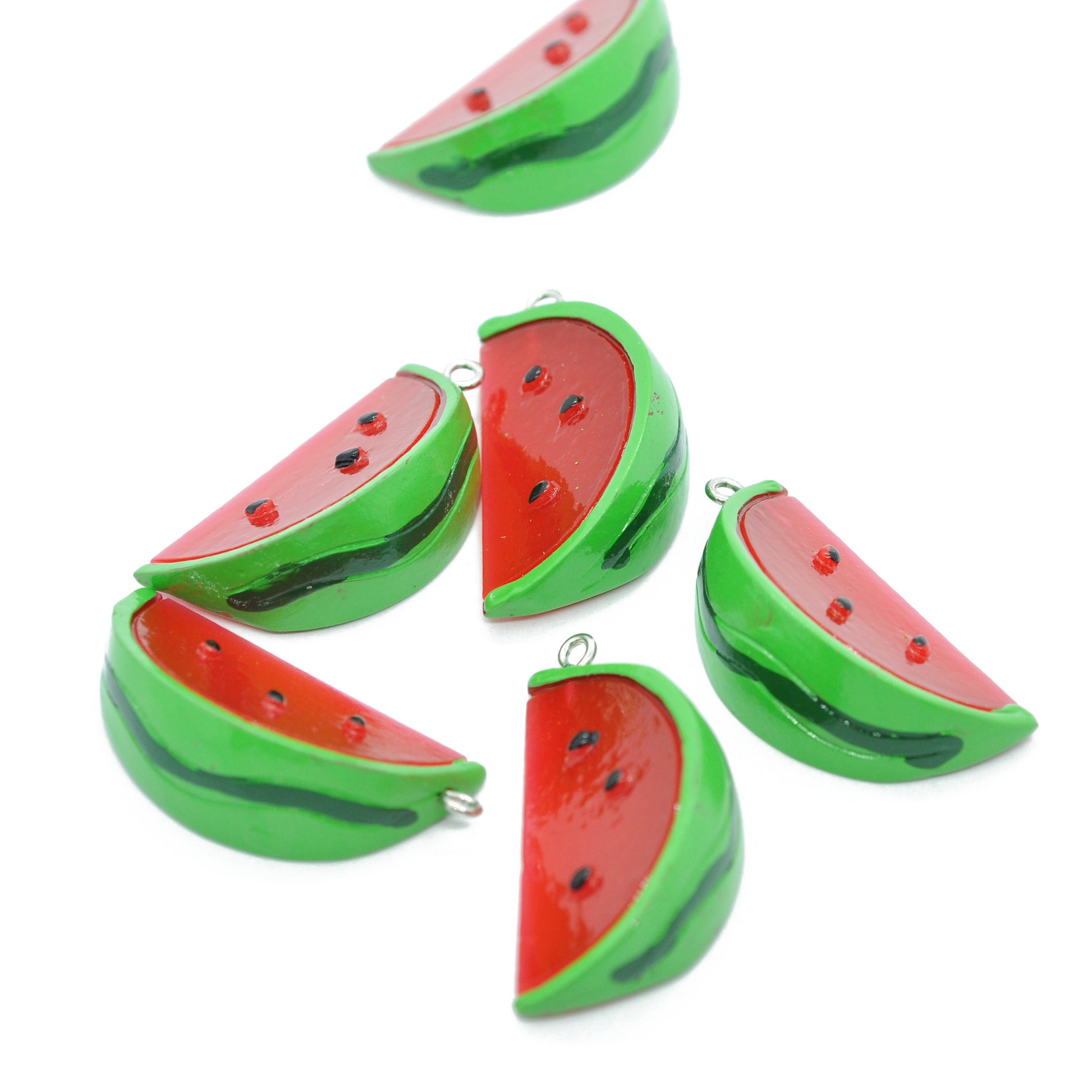 aufbewahrung wassermelone Wassermelone XL Anhänger / Acryl / 36 mm zum Schmuck selber machen – NUENA HAMBURG