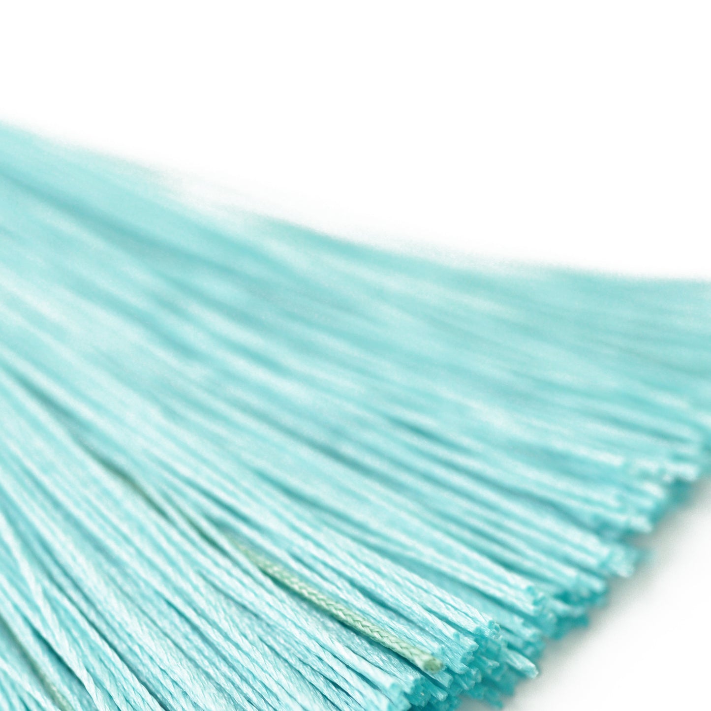 Tassel / tassel with loop / turquoise / 80mm