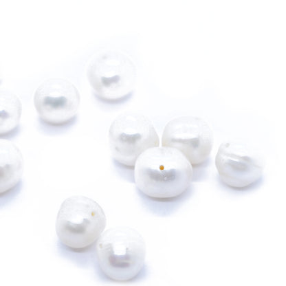 Freshwater pearl white / approx. Ø 10-11mm