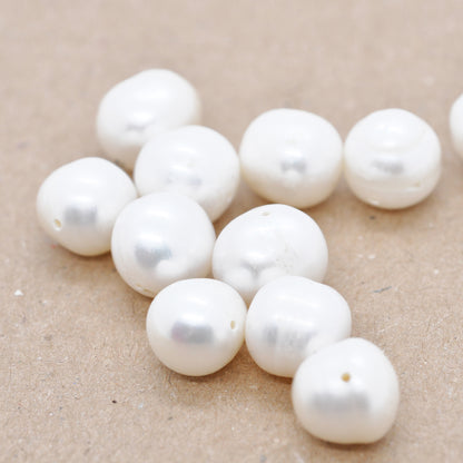 Freshwater pearl white / approx. Ø 10-11mm