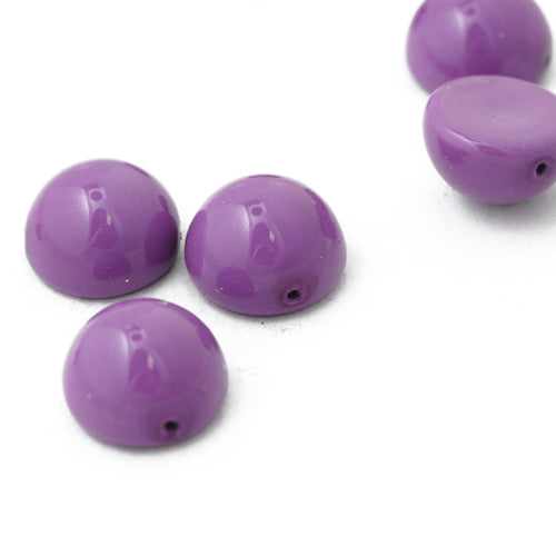 Preciosa Dome Bead / purple / Ø 14 mm