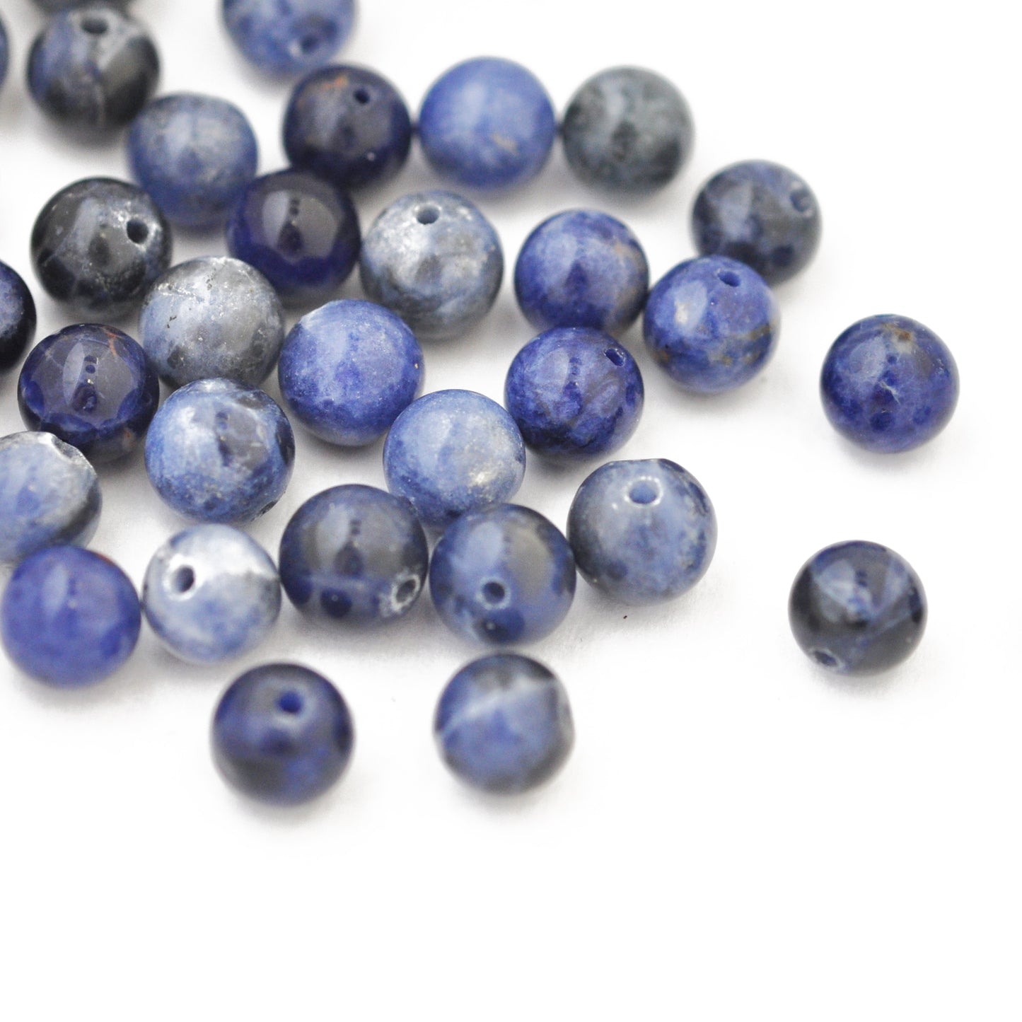 Sodalite gemstone blue / Ø 6mm