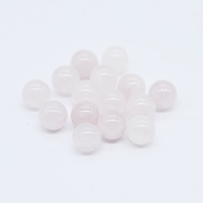 Rose quartz gemstone / Ø 8mm