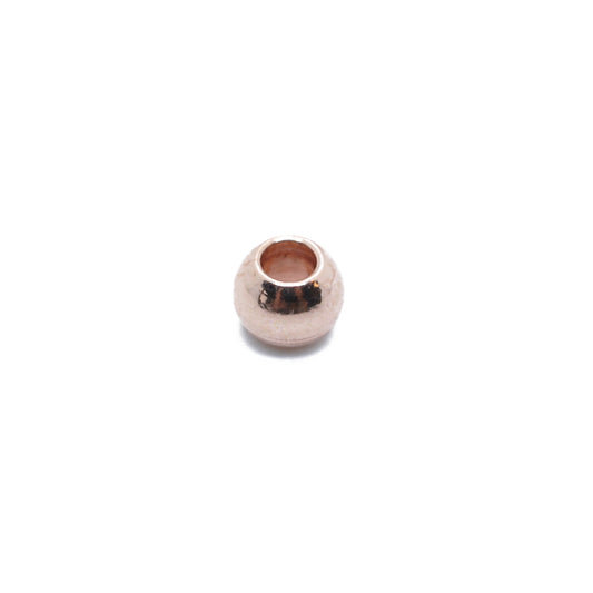 Solid stainless steel balls / rose gold plated / Ø 4 mm