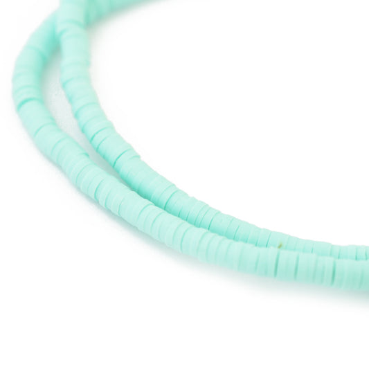 Katsuki beads strand / mint / Ø 4 mm