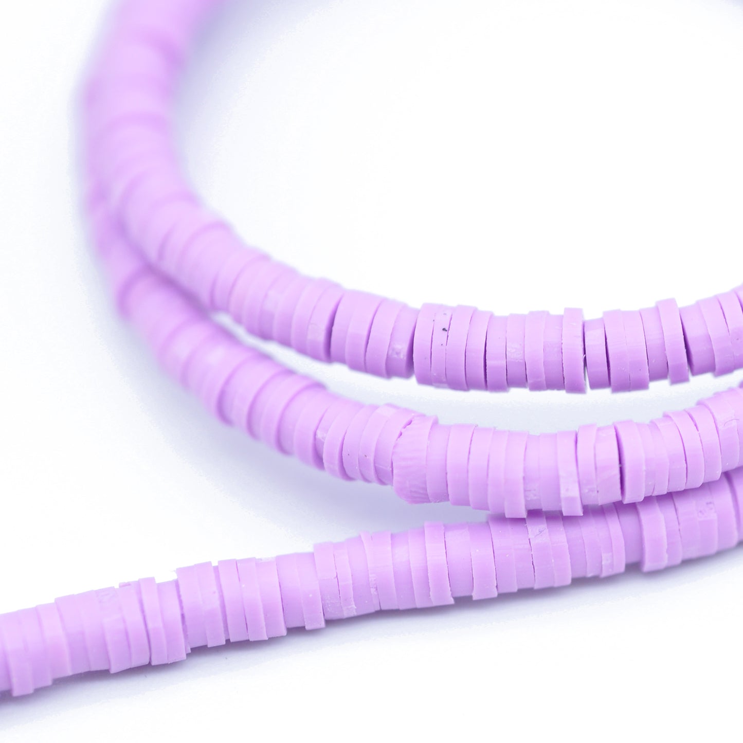 Katsuki beads strand / violet / Ø 4 mm