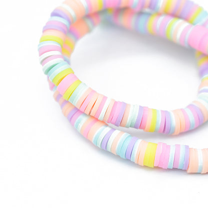 Katsuki beads strand / powder pastel / Ø 6 mm