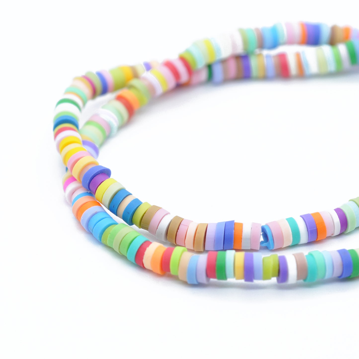 Katsuki beads strand / pastel green mix / Ø 3 mm