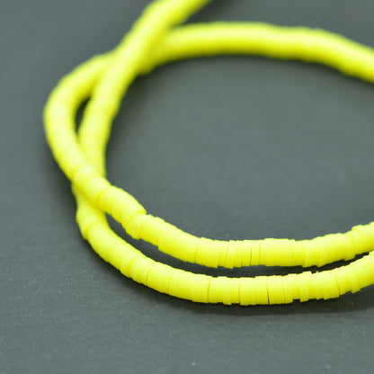 Katsuki Disc Beads / neon yellow / Ø 4mm