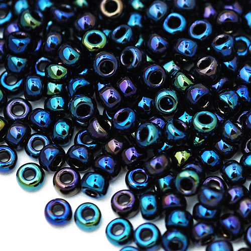 Miyuki Rocailles 11/0 metallic blue / 15gr. Ø 2mm (0452)