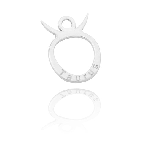 Zodiac pendant "Taurus" // 925 silver // 11mm