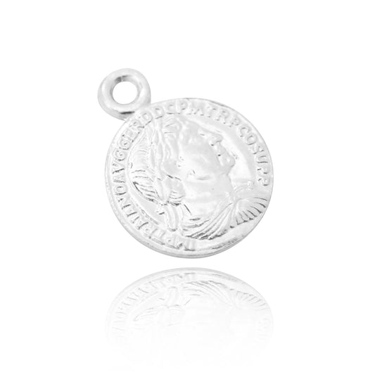 Pendant "coin" // 925 silver // Ø 8mm