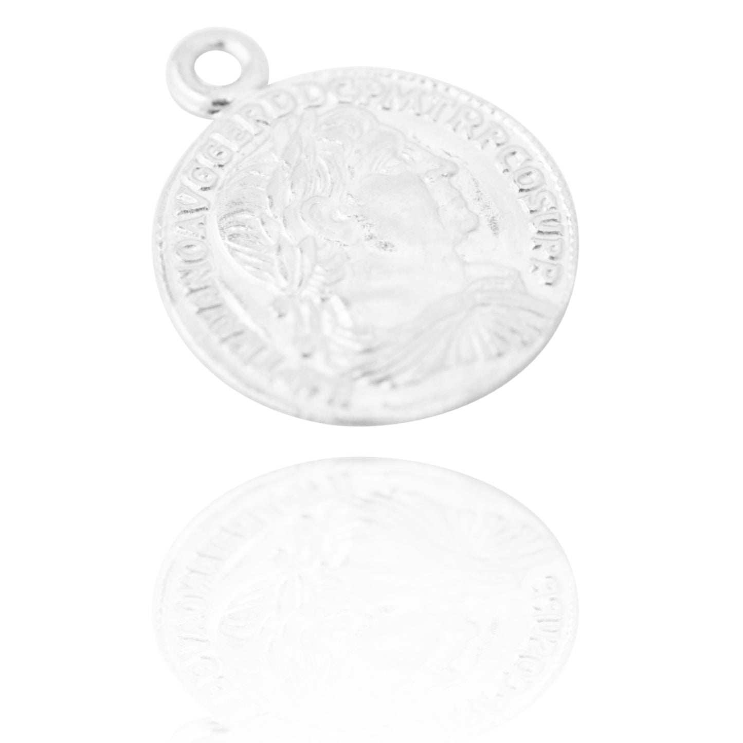 Anhänger "Münze" // 925er Silber // Ø 12mm