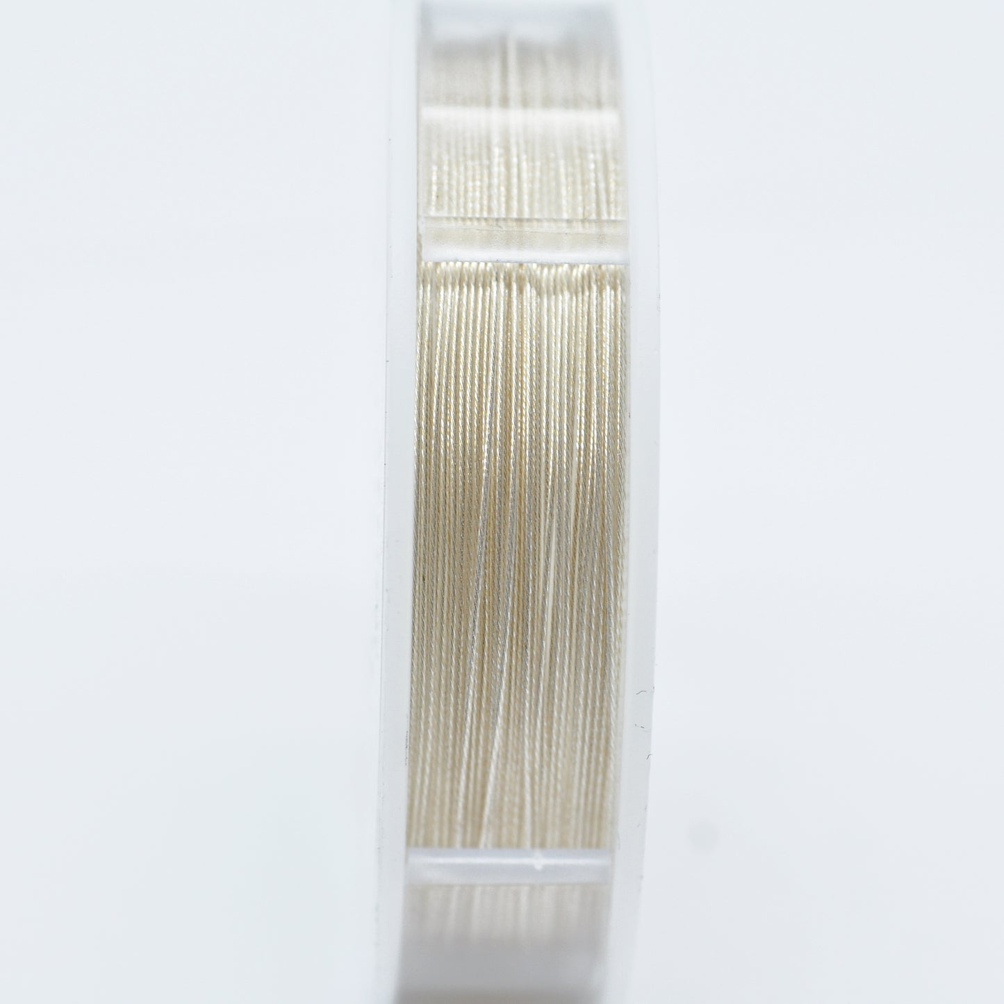 Roll of beading wire 9.2m beadalon / light gold / Ø 0.46mm