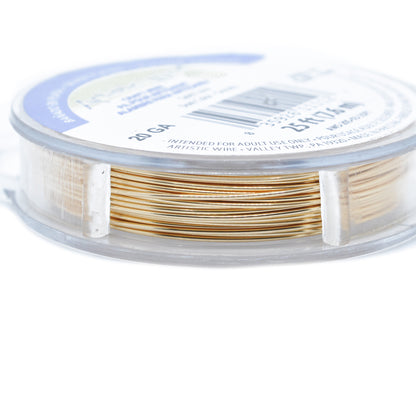 Roll of Artistic Wire / gold-plated / modeling wire / 7.6m / Ø 0.81mm