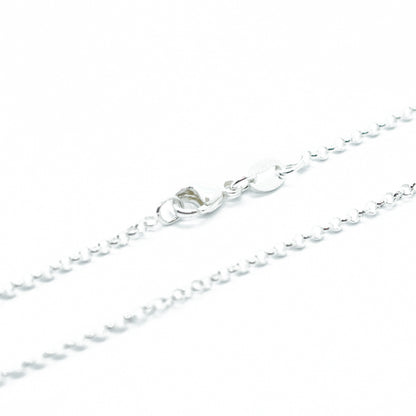 925er Sterling Silber Halskette Erbskette / 38cm