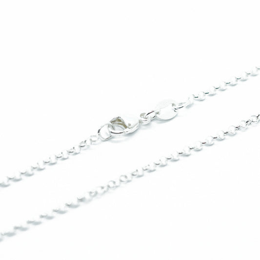 925 sterling silver chain necklace / 38cm