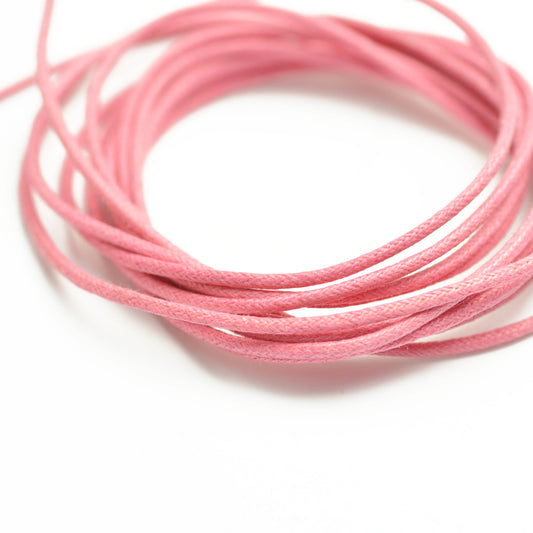 Cotton ribbon pink 2m / Ø 1.5mm