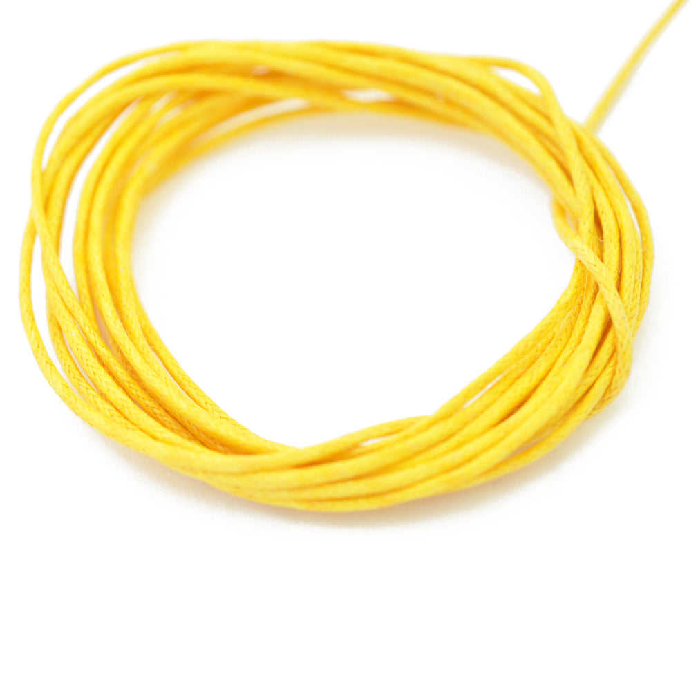 Baumwollband gelb 2m / Ø 1,0mm