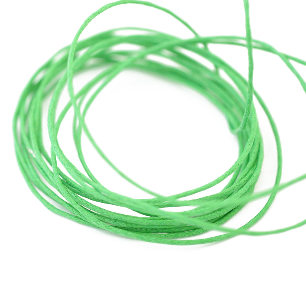 Baumwollband grasgrün 2m / Ø 1,0mm