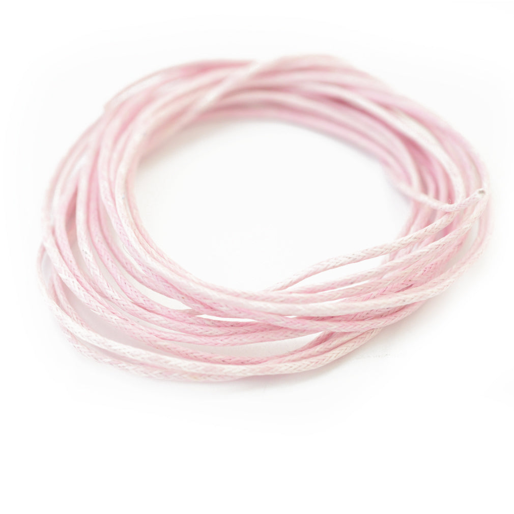 Baumwollband light rose 2m / Ø 1,0mm