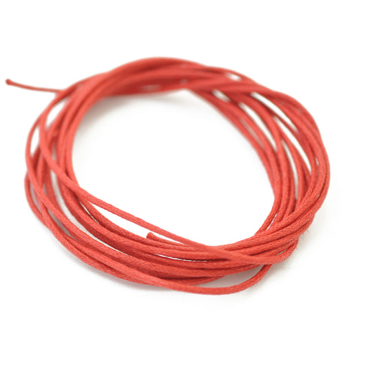 Cotton ribbon red 2m / Ø 1.0mm