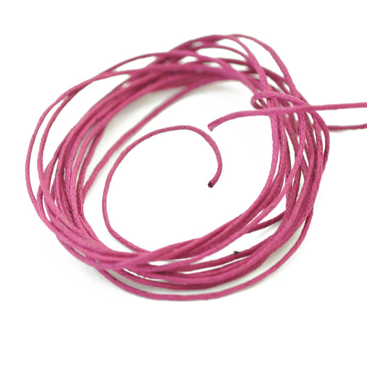 Baumwollband rubinrot 2m / Ø 1,0mm
