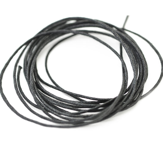 Cotton ribbon black 2m / Ø 1.0mm
