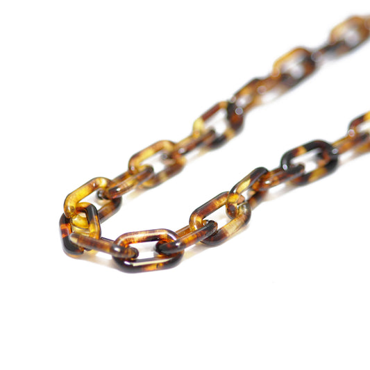 Acrylic chain links LEO / 13x7mm