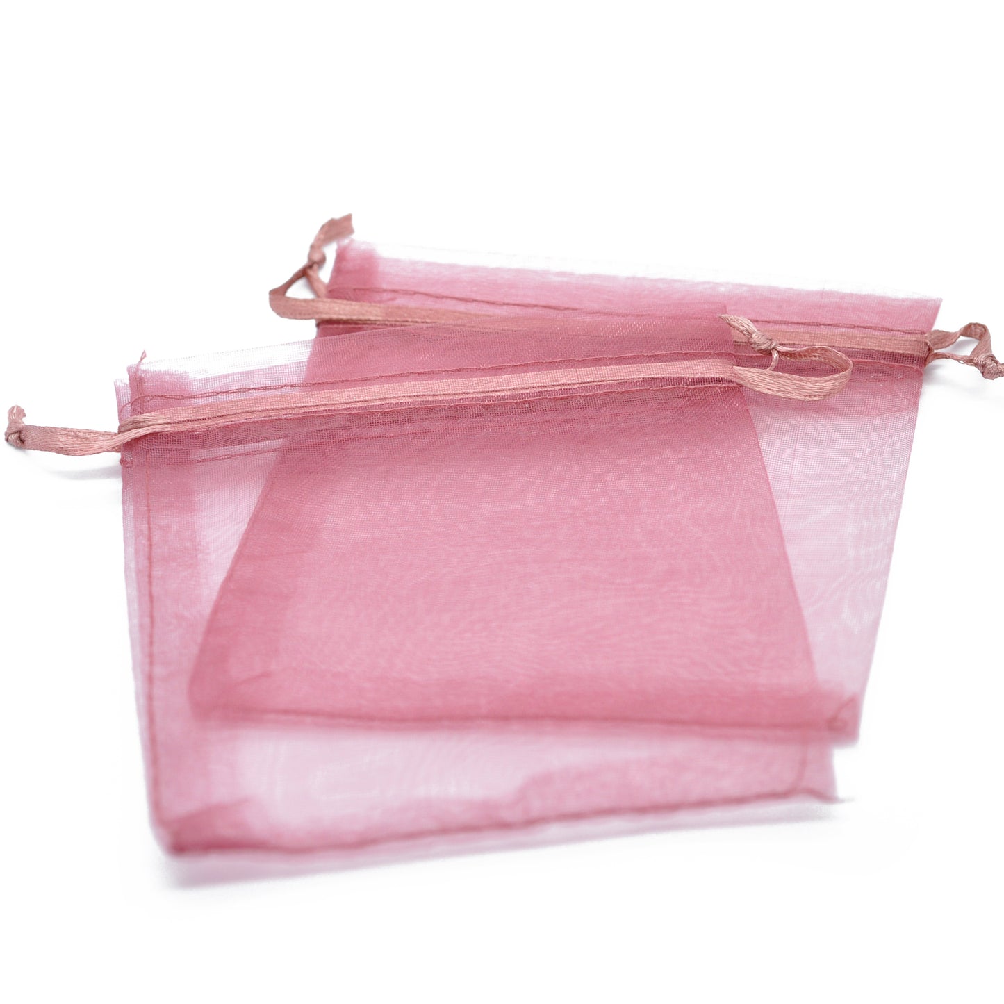 Organze bag dusky pink / 10x15 cm