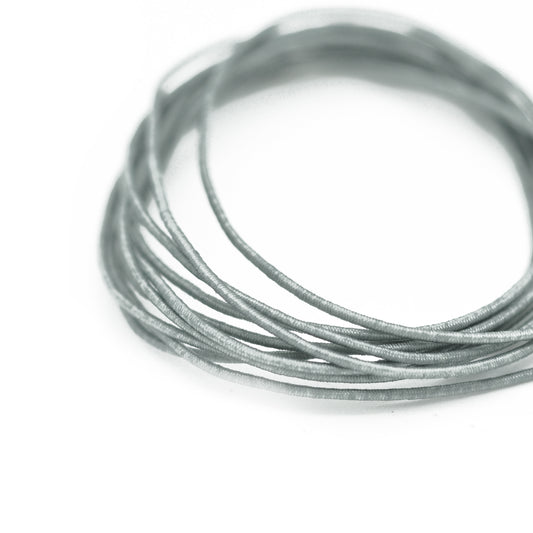 Elastisches Gummiband grau 1,5m / Ø 1mm