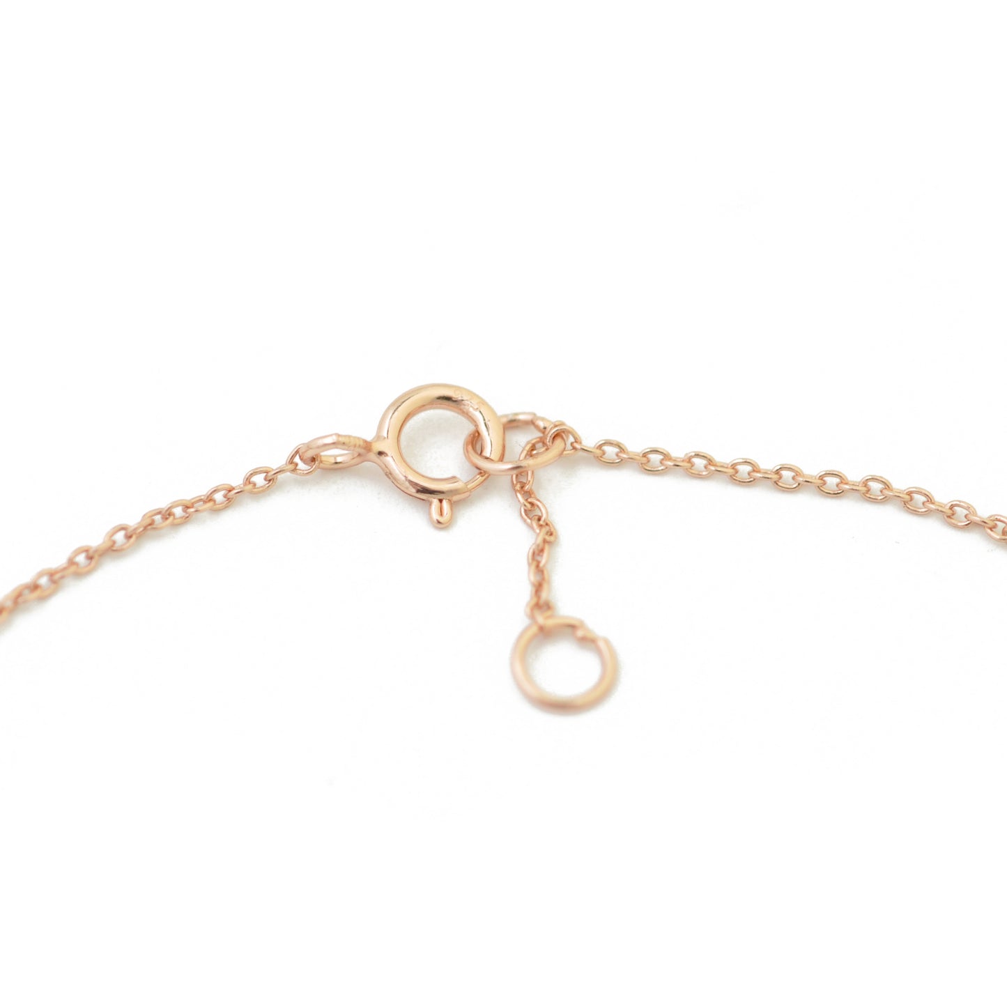 Delicate bracelet / 925 silver 18k rose gold plated / 16-17 cm
