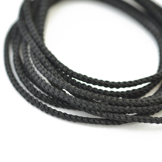 Design Kordel schwarz / Ø 2mm