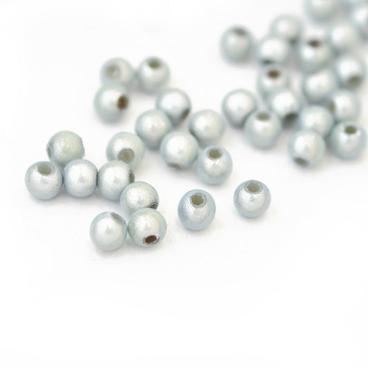 Miracle beads / gray blue / 50 pcs. Ø 4 mm
