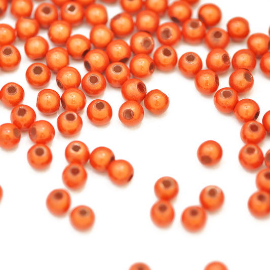 Miracle beads / orange / 50 pcs. Ø 4 mm